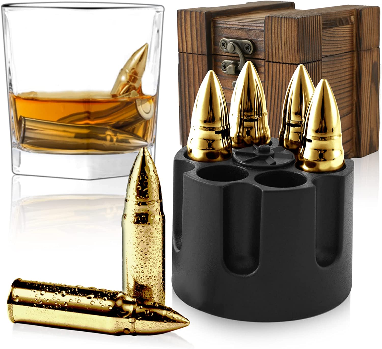 Whiskey Stones Bullets