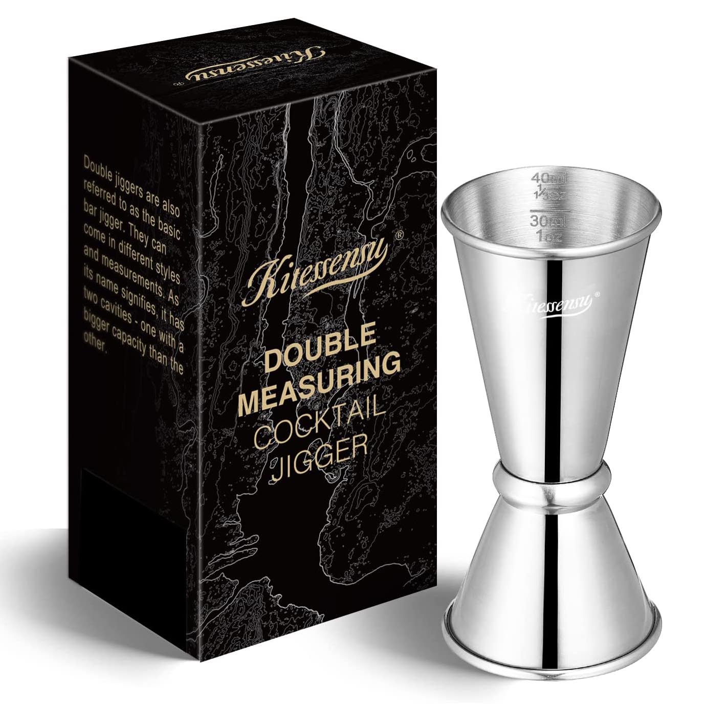 Bartender Barware Measuring Cup Stainless Steel Cocktail Double Jigger -  China Cocktail Jigger and Bar Jigger price