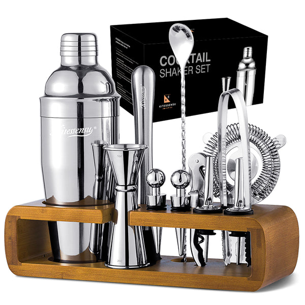 Complete 11- Piece Kit Mixology Bartender With Stand