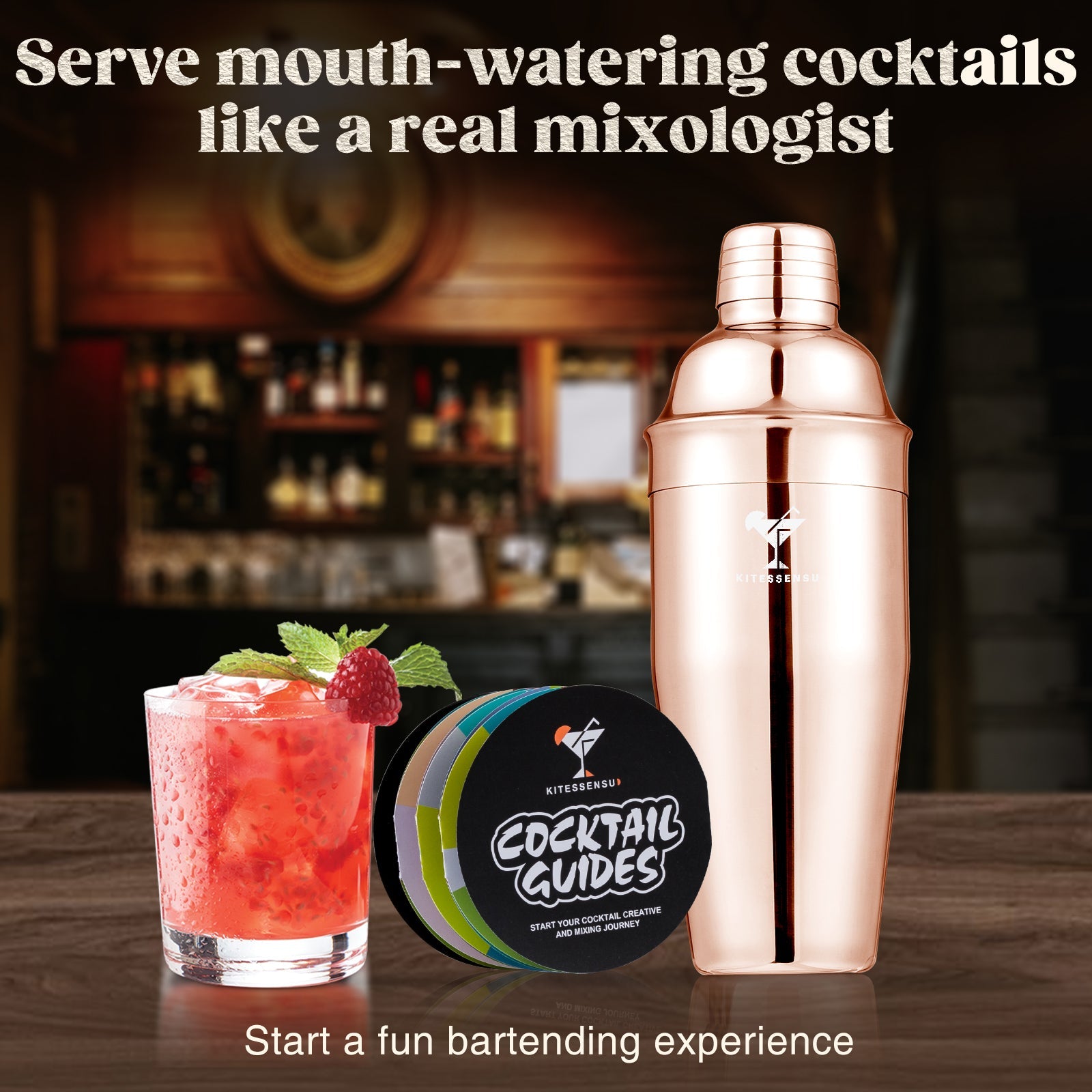 24oz Martini Cocktail Shaker | KITESSENSU
