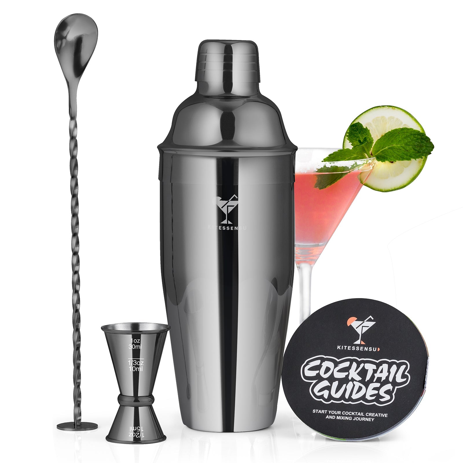 Reduce Cocktail 3-Piece Shaker Set with 10-oz. Lowball Tumblers (Assorted  Colors) - Sam's Club