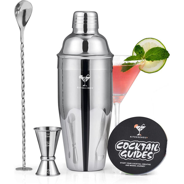 Best Mixology Bartender Kit & Cocktail Shakers - KITESSENSU