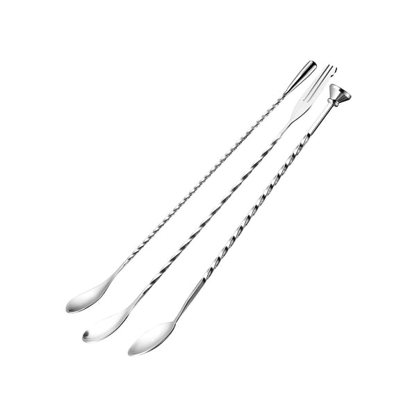 Stainless Steel Bar Spoon Set of  3